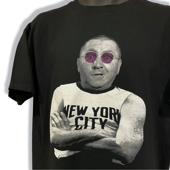 Vintage 1999 Three Stooges Beatles John Lennon Spoof T-Shirt - Picture 3 of 4